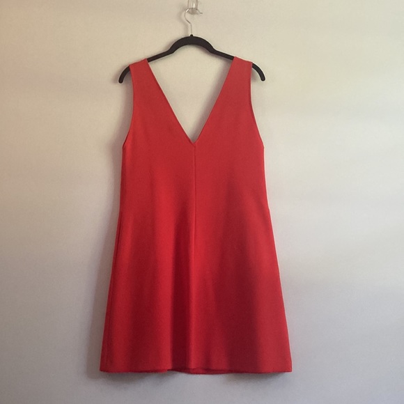 Theory Women's Sleeveless V Neck Shift Dress Sz S - Picture 5 of 6